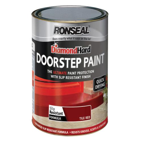 Ronseal Doorstep Paint Tile Red 750ml Lakedale Power Tools