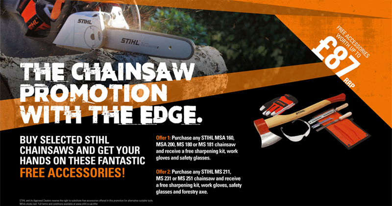 Chainsaw Promotion with the Edge