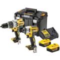 Dewalt Dck276m2t 18v 2pce Brushless Kit 4ah