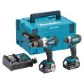 Makita Dlx2145tj 2pc Li-on Combi Kit 5ah