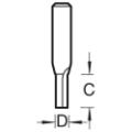 Trend C005bx1/4 2 Flute Cutter 6.0mm Dia.