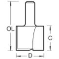 Trend 4/12x1/2 2 Flute Cutter 38.1 Mm Dia.