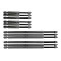 Faithfull 12pc Impact Long Bit Set