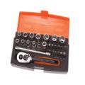 Bahco Sl25 Socket Set Of 25 Metric 1/4