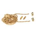 Faithfull Brass Ball Chain Kit Polished Brass