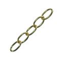 Faithfull Oval Chain 2.3mmx10m Polished Brass