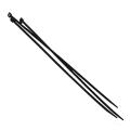 Faithfull Cable Ties Black 200mm X 3.6mm