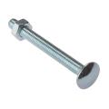 Forgefix Carriage Bolt & Nut Zp M6 X 75