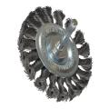 Lessmann Knotted Wheel Brush + Shank 75x8mm