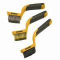 Roughneck Wide Brush Set Of 3 Soft Grip