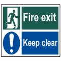 Scan Fire Exit Keep Clear