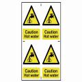 Scan Caution Hot Water