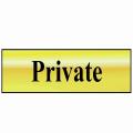 Scan Private - Polished Brass Effect