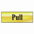 Scan Pull - Polished Brass Effect