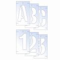 Scan Letter & Number Stencil Kit 100mm
