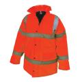 Scan Hi-vis Motorway Jacket Orange Xlarge
