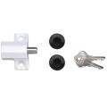 Yale P114 Patio Doorlock White Finish Visi-pa