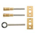 Yale 8013 Dual Screw Window Lock Brass Pk2