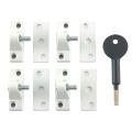 Yale 8k118 Lock White Finish Visi Pk4